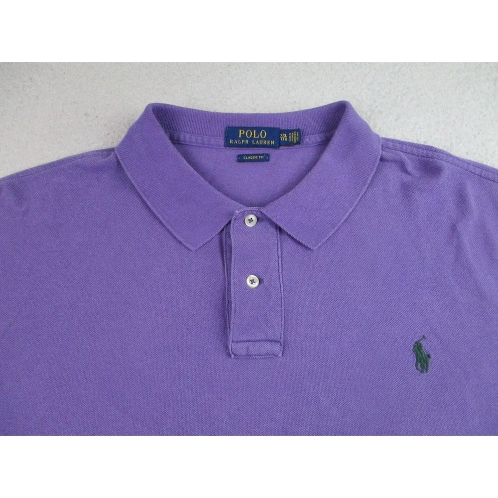 Polo Ralph Lauren Polo Shirt Mens XXL Classic Fit Embroidered Pony Short‎ Sleeve